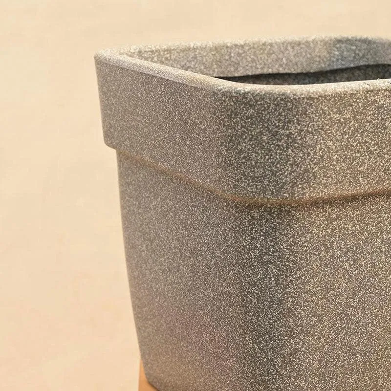 Ugaoo Barca Square Small Planter - Grey media 4
