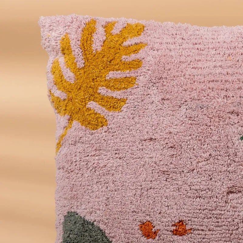Ferna Tufted Cushion Cover - Pink media 3