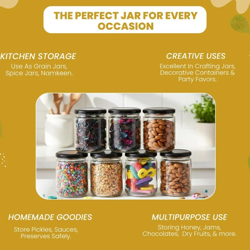 SmartStore Glass Jar (500 mL Each) - Set Of Three media 6