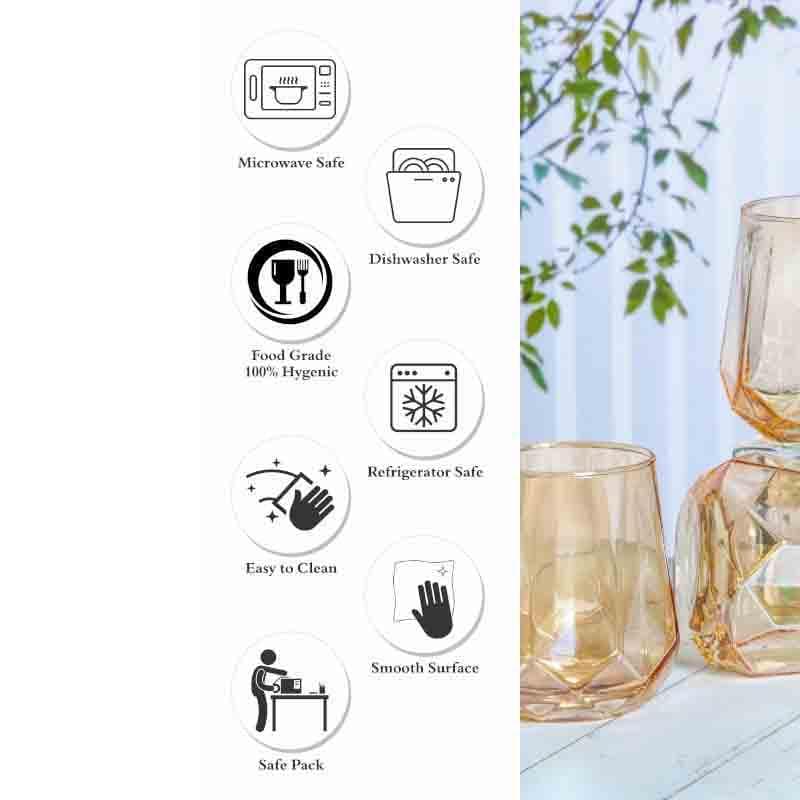 Avalanche Whiskey Glass - Yellow - Set of Six media 6