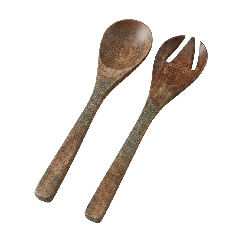 Basic Wooden Salad Spoon Manali Grey - Set of Two media 5