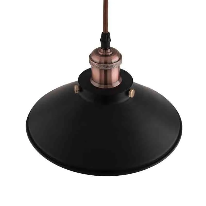 Iris Metal Ceiling Lamp - Black media 4