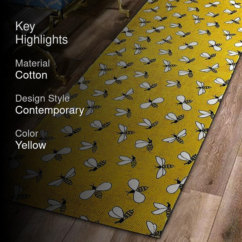 Sofstep Cotton Runner Rug - Yellow media 2