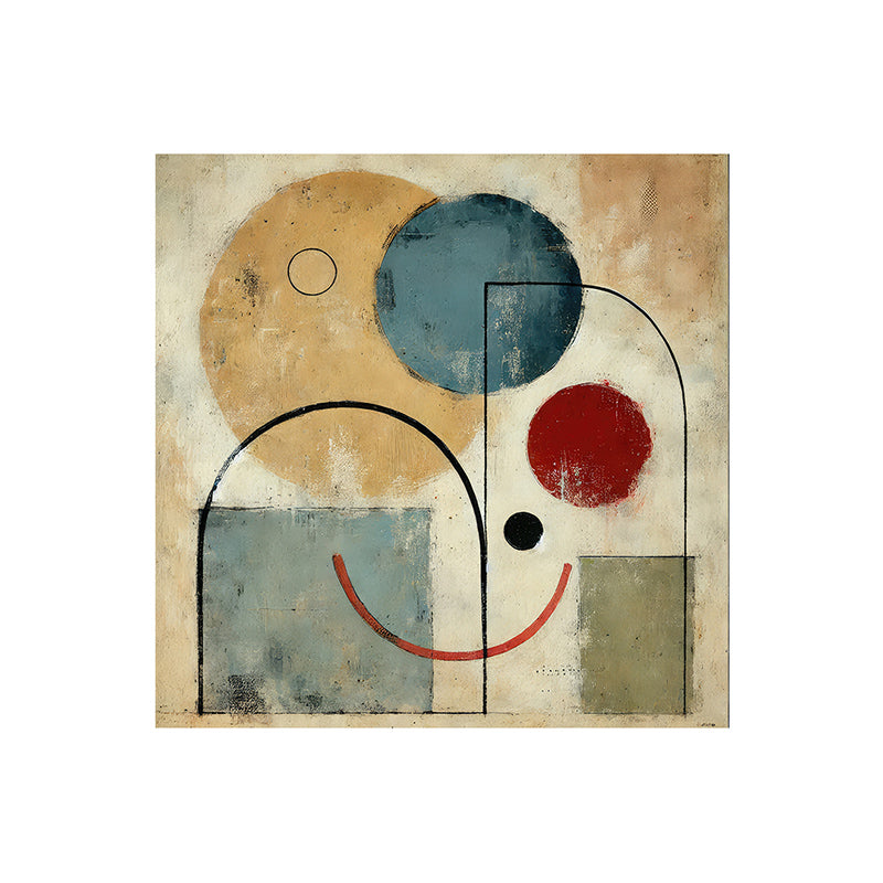Boho Mid-century Wall Painting media 4