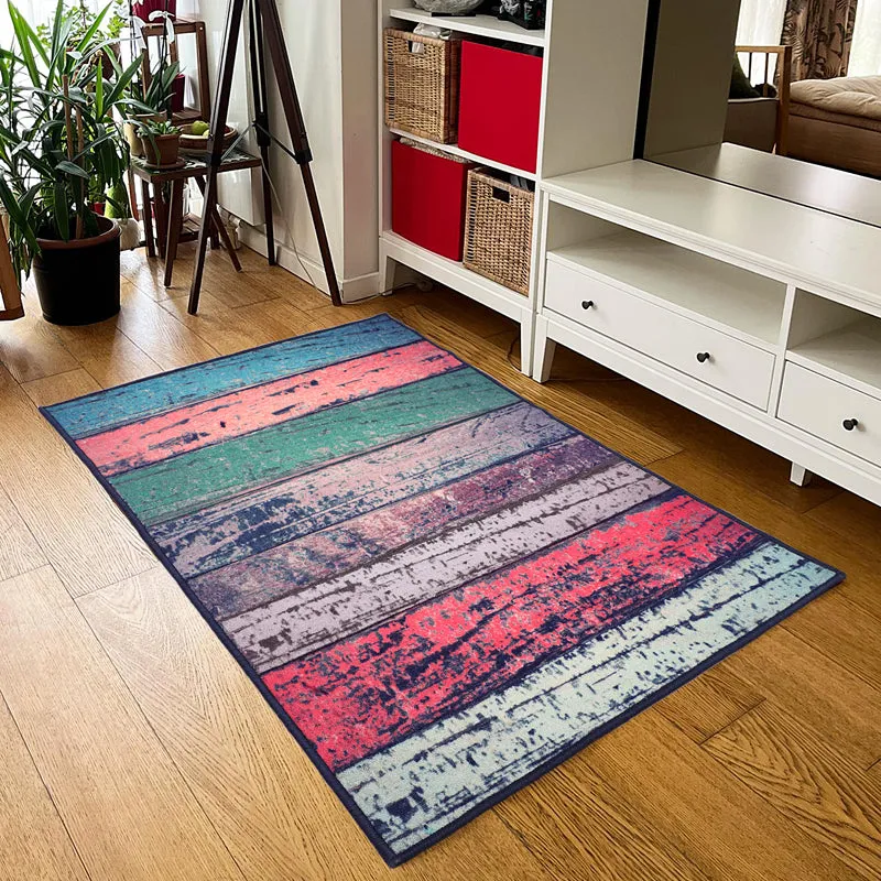 Rustic Stripes Anti-Skid Carpet media 3