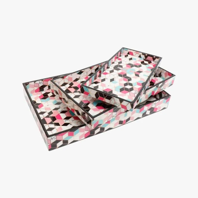 Abstract Appeal Tray - Set Of Three media 5