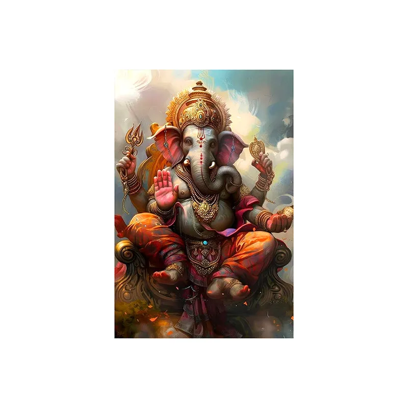 Lord Of Wisdom Wall Painting media 5
