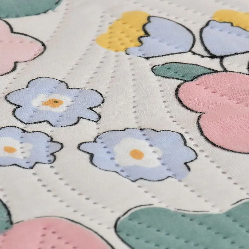 Manjira Pink Floral Bedcover media 5