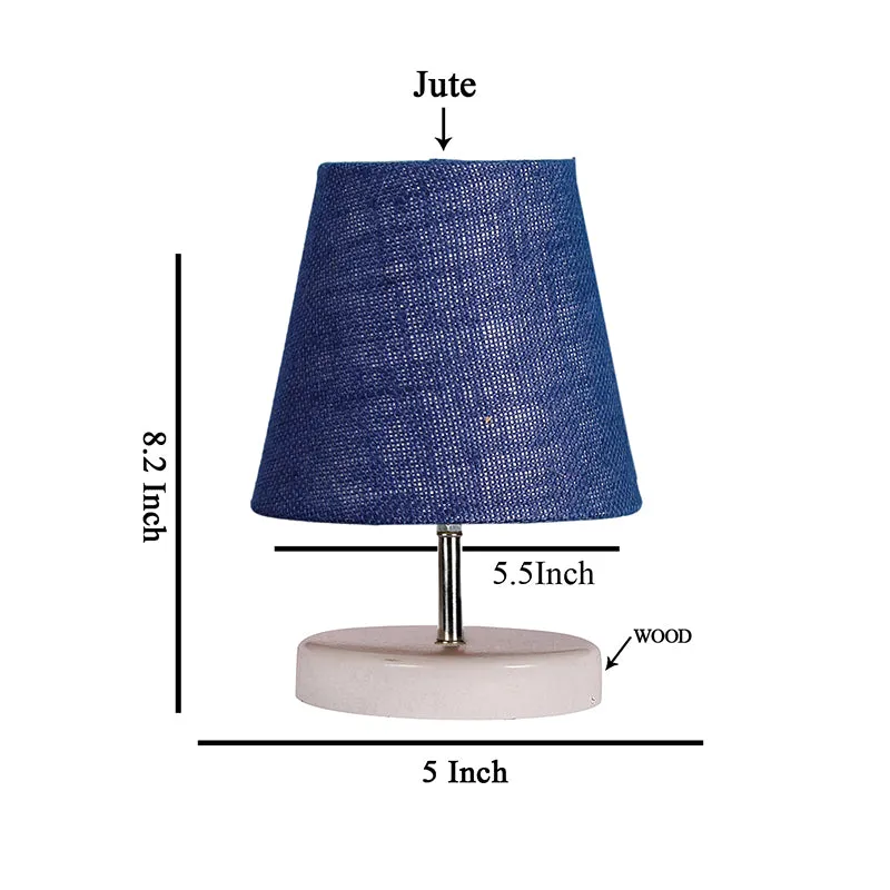 Vero Jute Table Lamp - Blue,White media 4