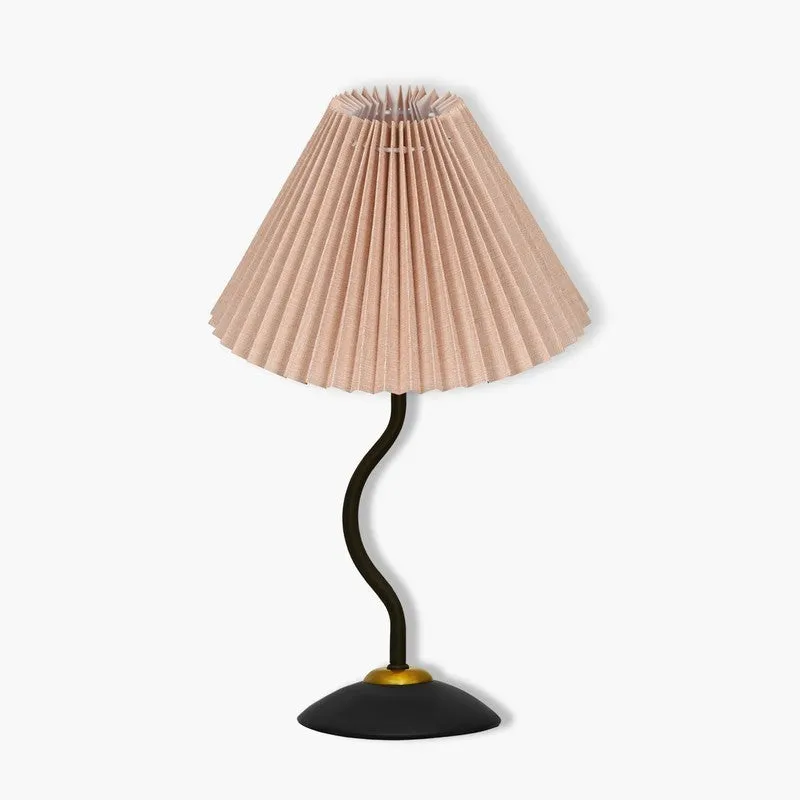 GlowMuse Creative Metal Table Lamp - Beige,Black media 4