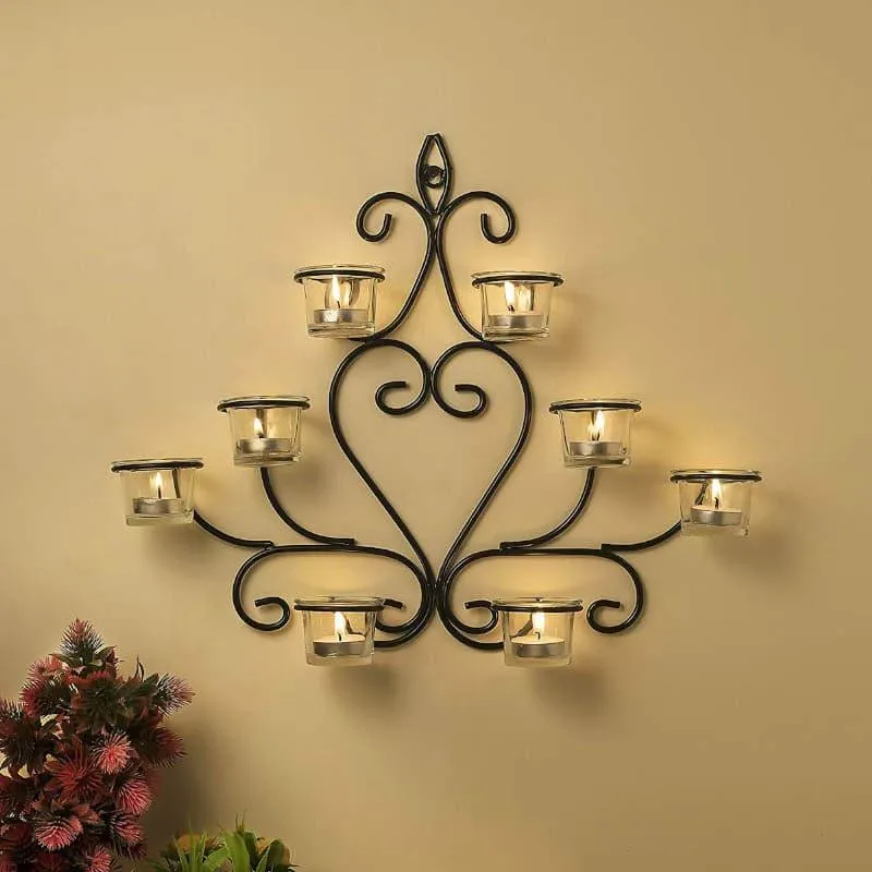 Floral Candle Holder media 1