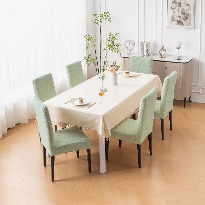 Elvra Classic Chair Cover(Green) - Set Of Six media 1