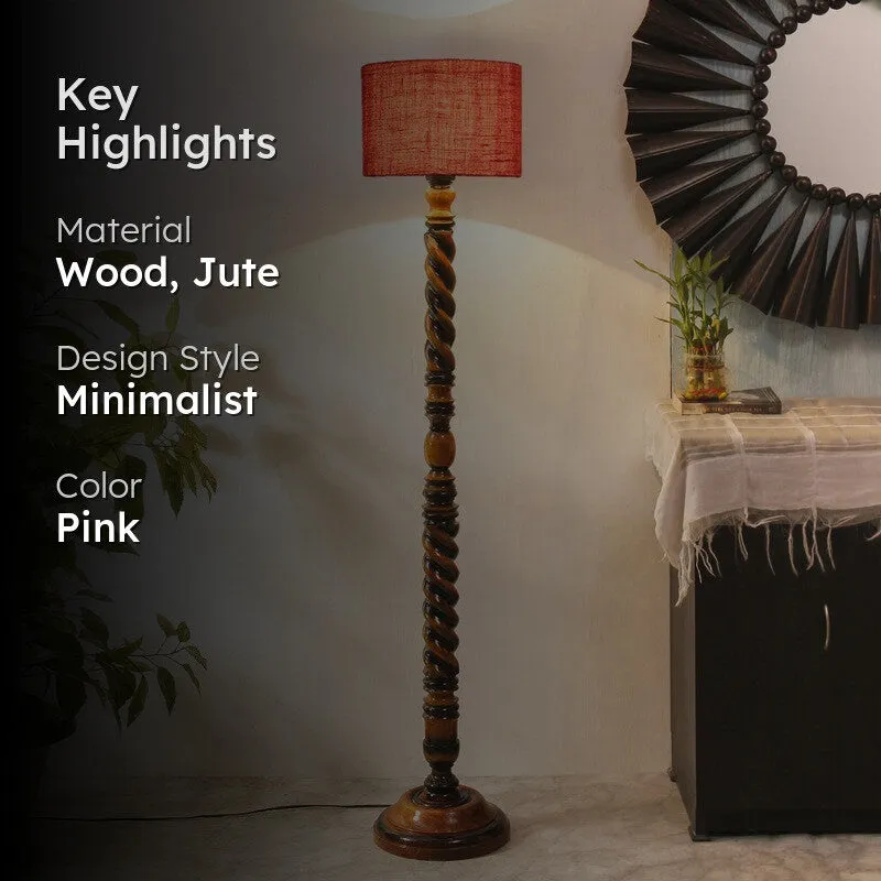 HaloCylinder Floor Lamp (Pink) media 2