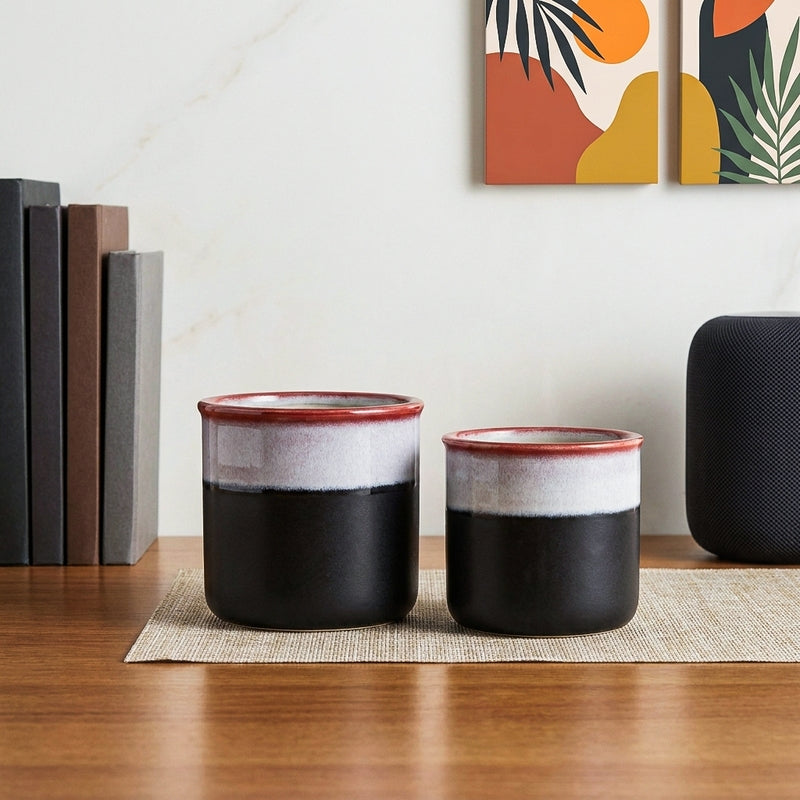 LuxeBloom Planter Collection - Set Of Two