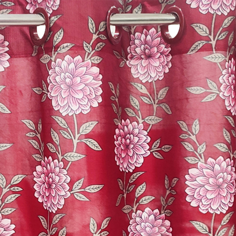 Rose Garden Floral Curtain - Set Of Two media 3