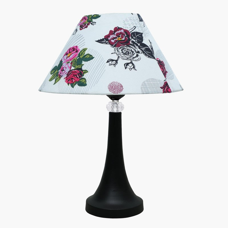 Gracie Bell Black Fabric Table Lamp - Multicolor media 3