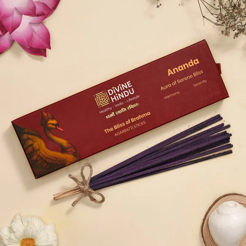 Ananda Divine Bliss Incense Sticks - 30 Piece Set media 1