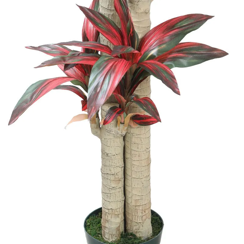 EarthTone Artificial Plant With Black Plastic Pot - 5.7 ft media 6