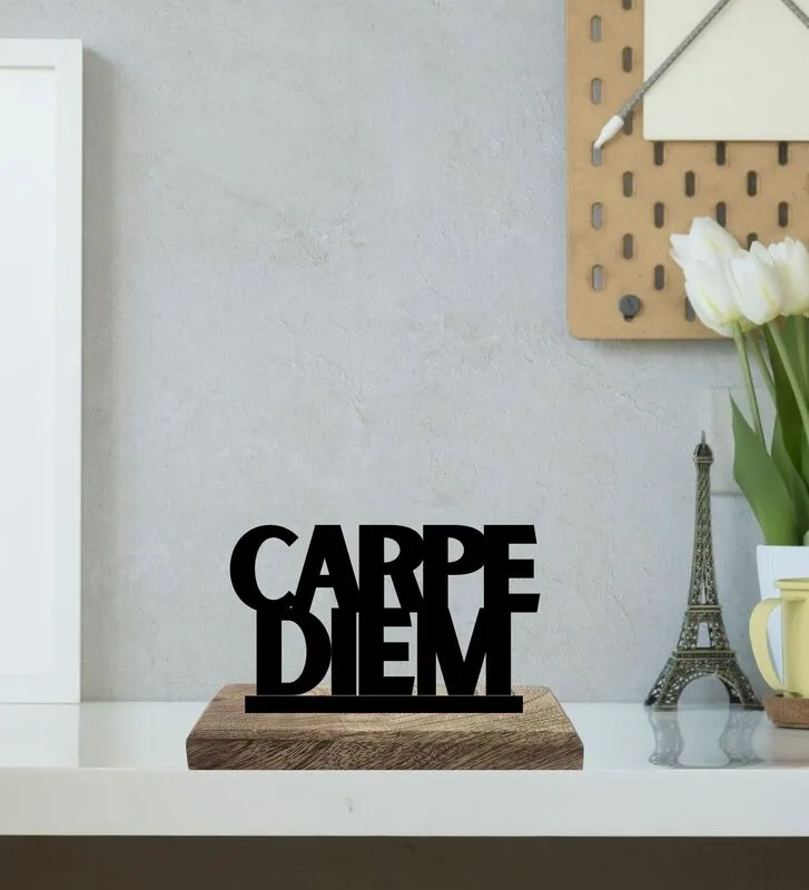 Seize & Resonate Typography Showpiece - Set Of Two media 4