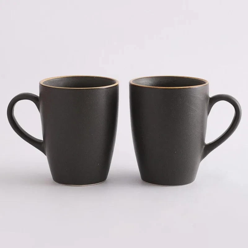 Matte Stoneware Coffee Mug (300 mL Each) - Set Of Two media 5