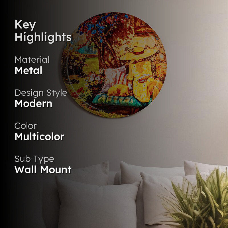 Tarlis Printed Metal Wall Plate media 2