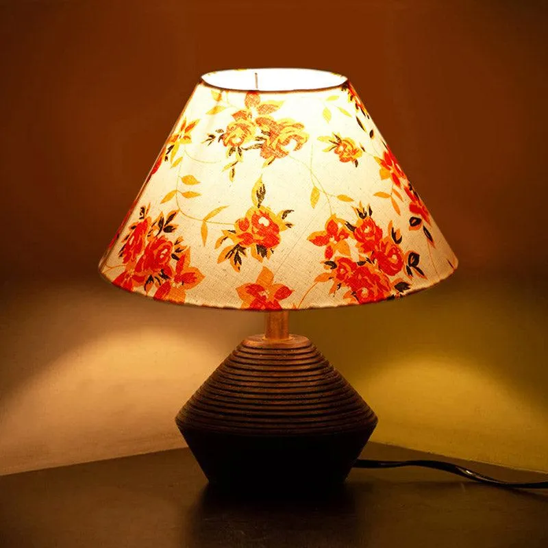 Ibis Yami Cone Wooden Table Lamp - Multicolor media 3