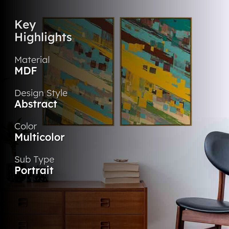 Deconstructed Wall Art - Set Of Two media 2