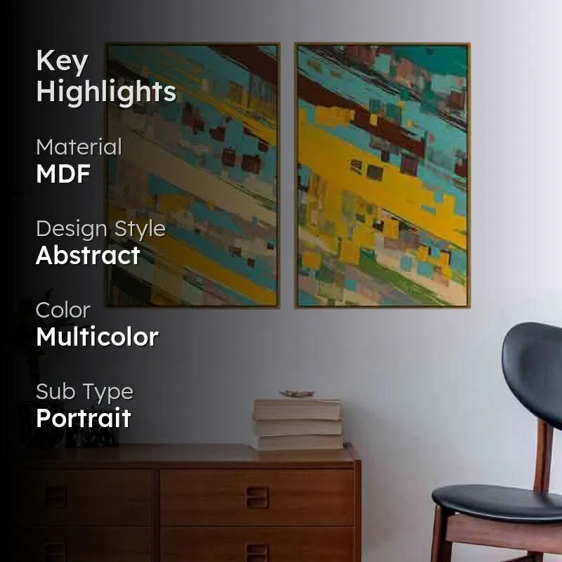 Deconstructed Wall Art - Set Of Two media 2