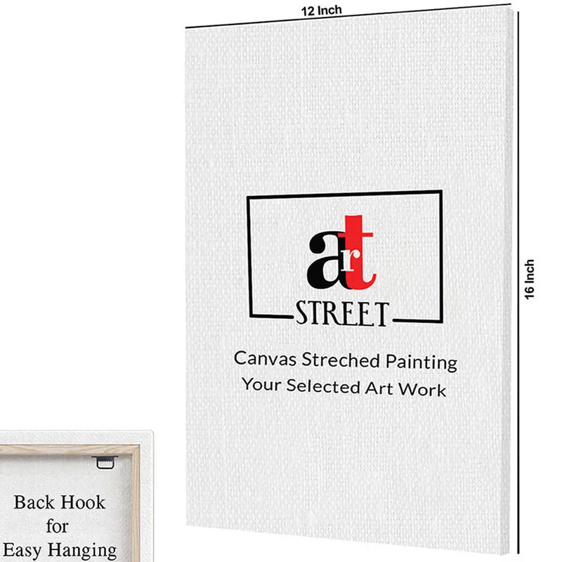 Vakrathund Mantra Cotton Canvas Wall Art media 7