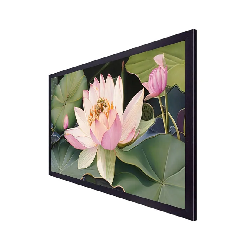 Water Lilly Canvas Wall Painting media 7