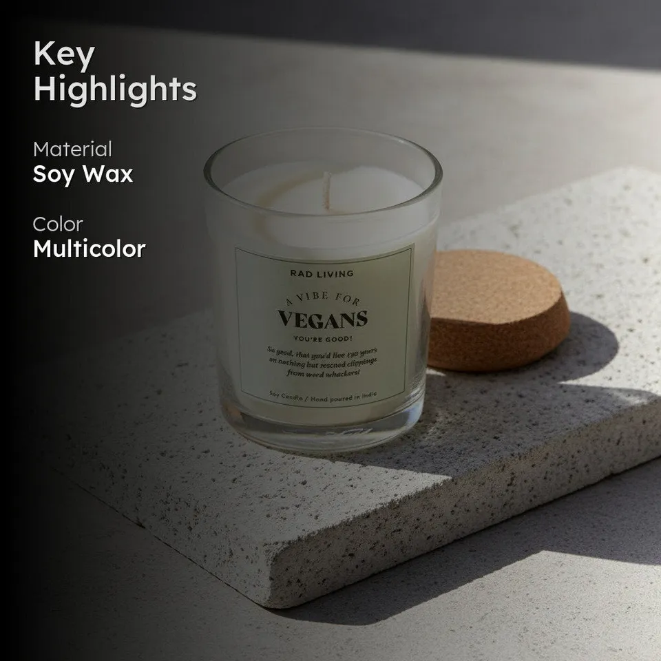 Vegans - Cucumber Lemonade Scented Candle media 3