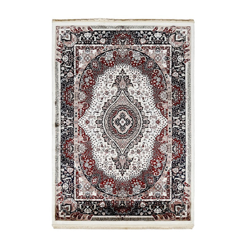 Noorza Art Silk Carpet - Maroon