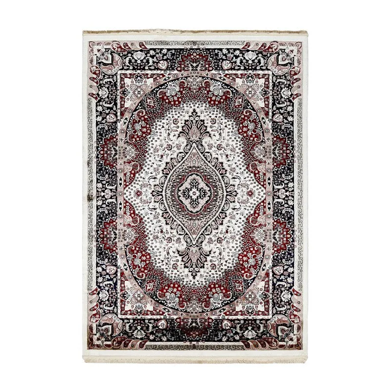 Noorza Art Silk Carpet - Maroon media 1