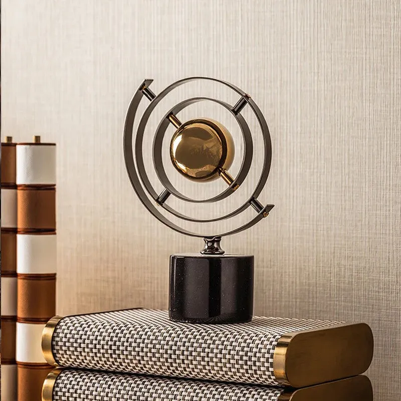 Gyroluxe Metal & Marble Showpiece media 5