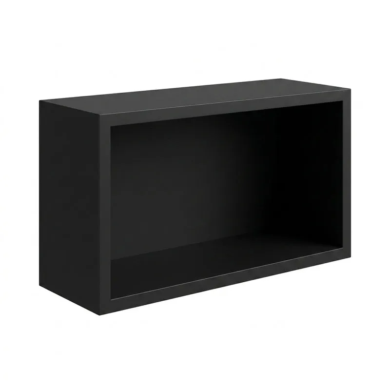Retro Revival Wall Shelf - Black - Set Of Four media 5