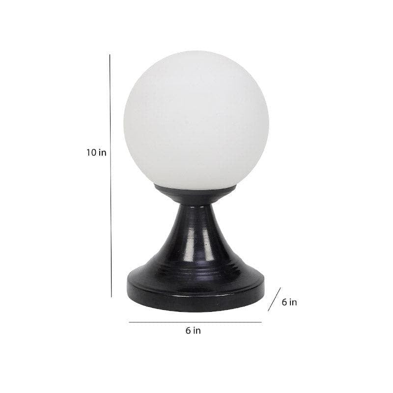 Togo Alfie Moon LED Glass Table Lamp - White,Black media 5