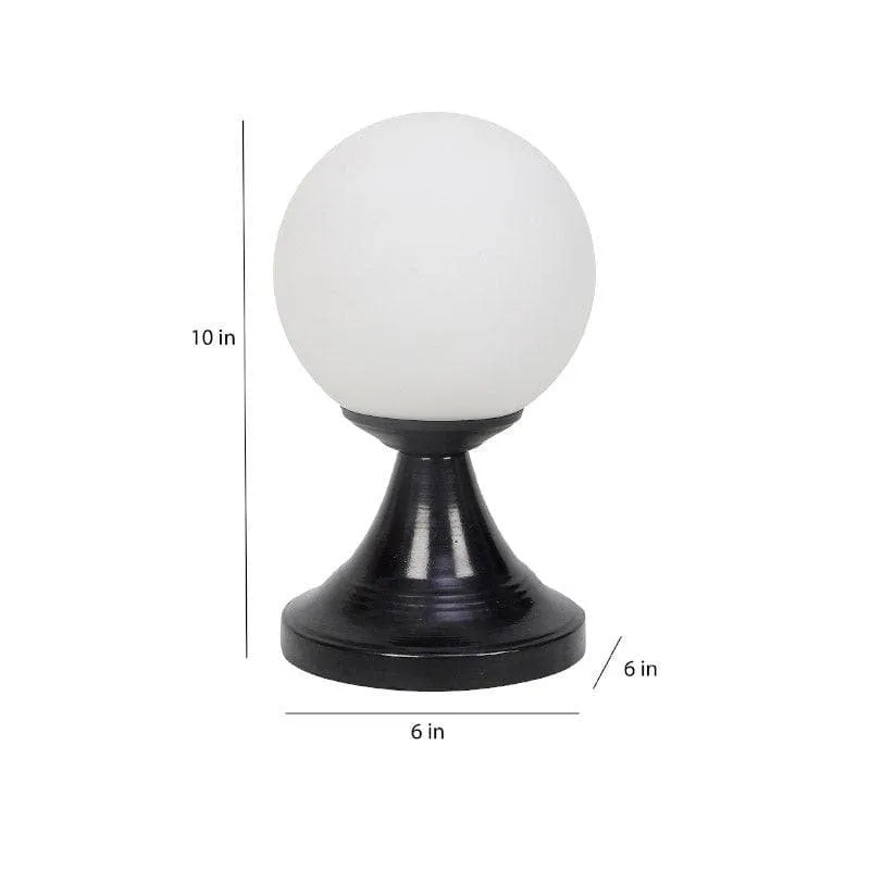 Togo Alfie Moon LED Glass Table Lamp - White,Black media 5