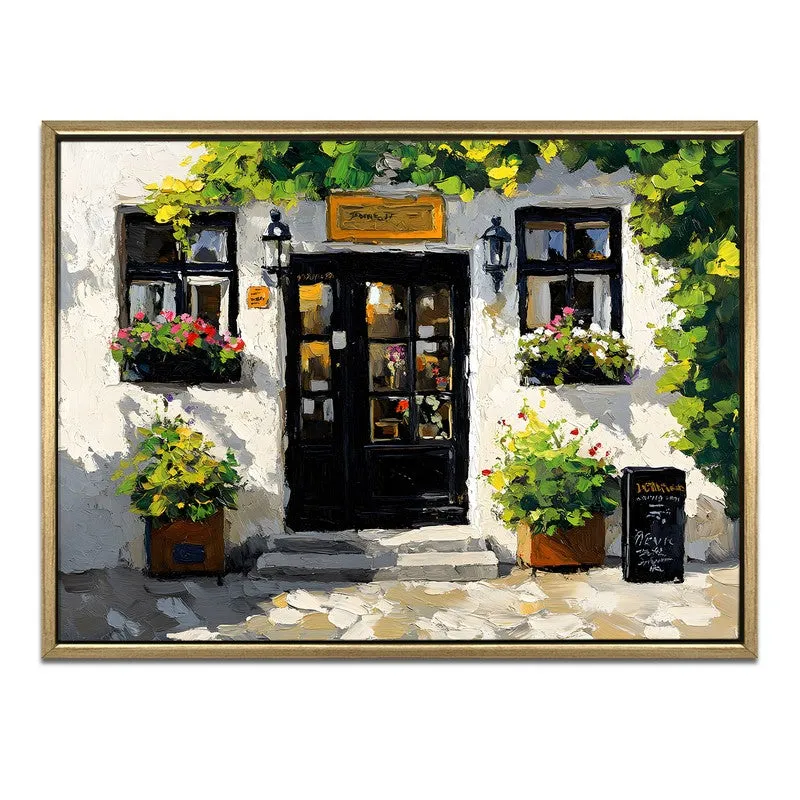 Vitreous Canvas Wall Painting With Frame media 3