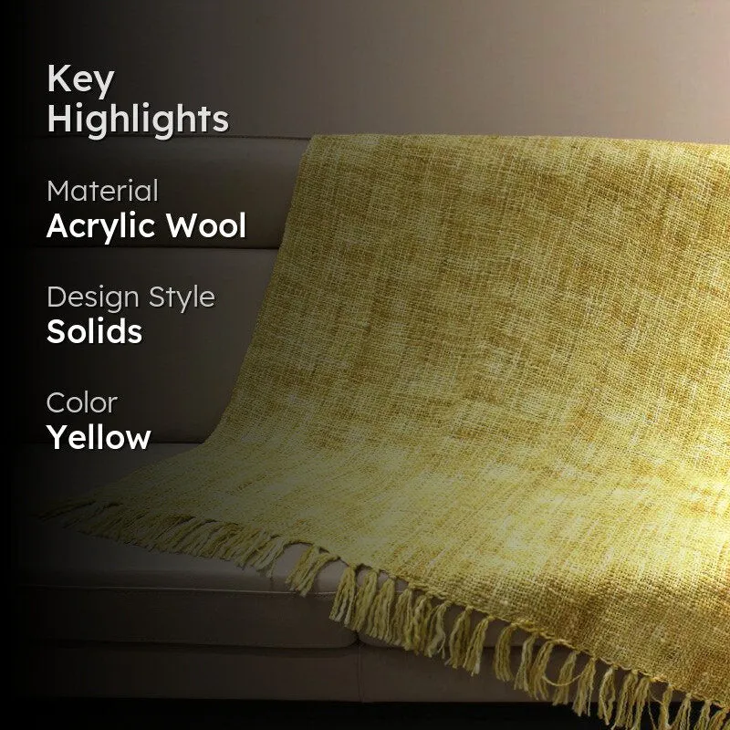 Ashae Acrylic Woven Throw media 2