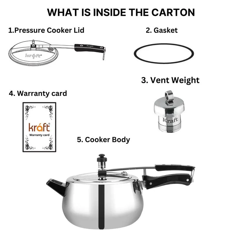 Kraft Smart Cook Pressure Cooker - 5000 mL media 9