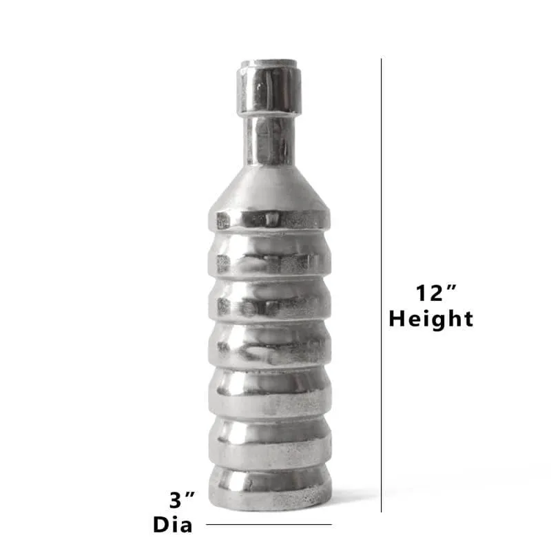 Silver Bottle Vase media 5
