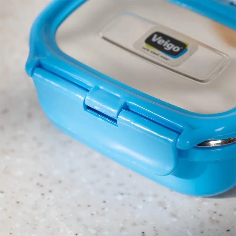 Arenda Microwave Safe Lunch Box (Light Blue) - 150 mL media 4