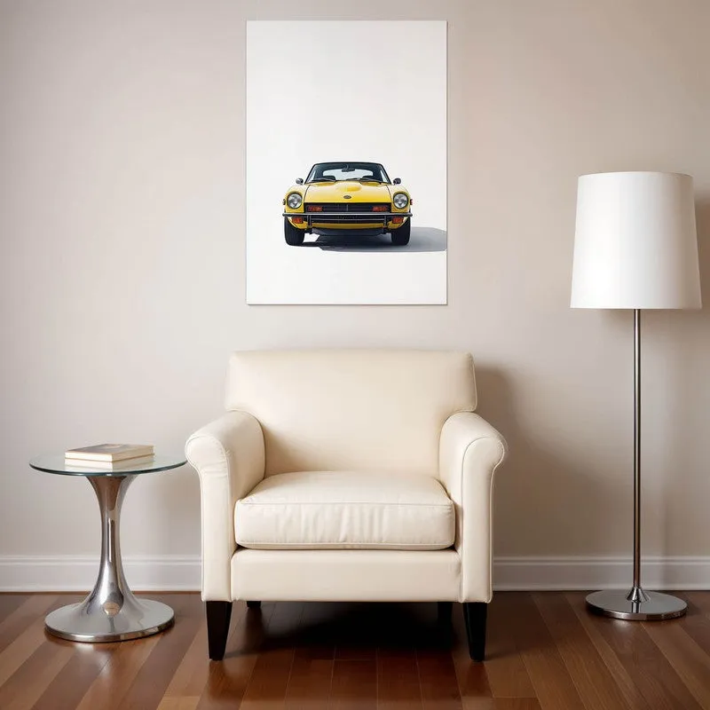 Yellow Racer Wall Poster media 1