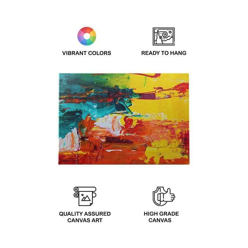 Cosmic Fusion Canvas Wall Painting - Gallery Wrap media 4