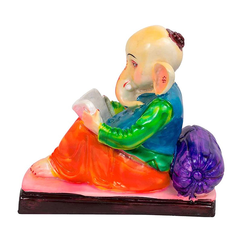 Lord Ganesha Grantha Showpiece media 5