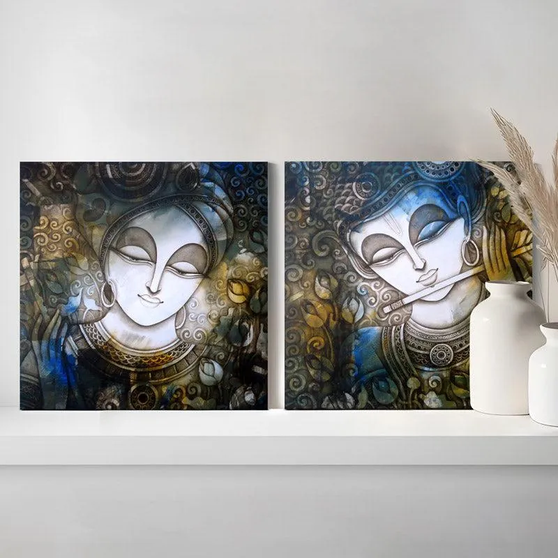 Radhe Krishna Wall Art media 3