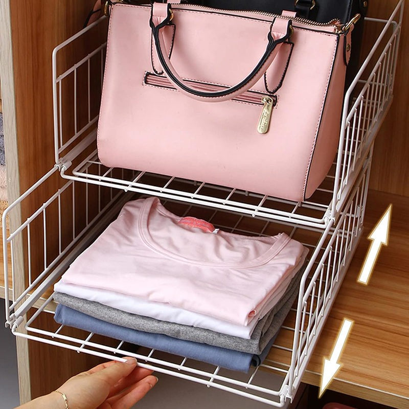 Efficio Carbon Steel With Pull out Drawer Rack - White media 6