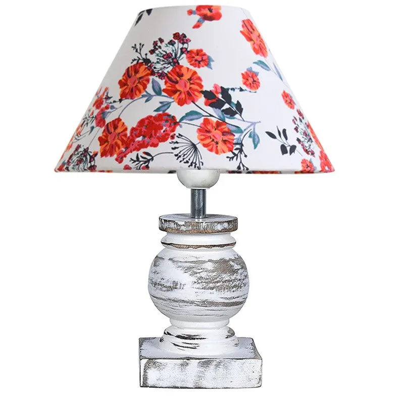 PetalGleam Wooden Table Lamp media 6
