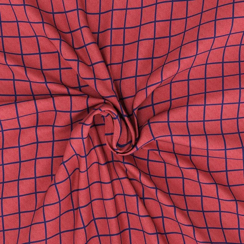 Nautica Mosaic Luxe Geometric Cotton Bedsheet (Terracotta Red) - 160 TC media 6