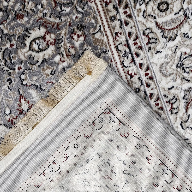 Kashira Art Silk Carpet - Grey media 7
